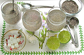Traditional Iranian Chia Seeds Drink