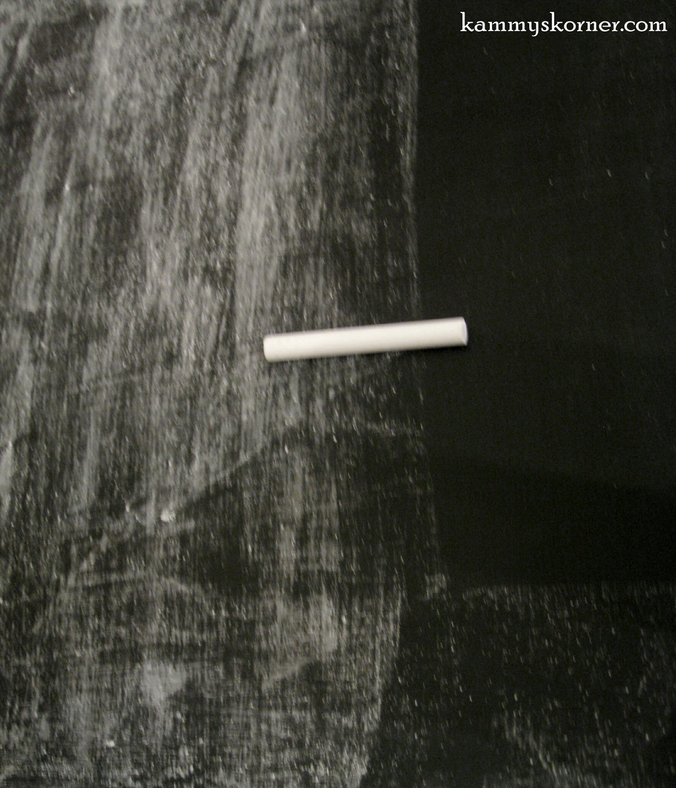 Kammy's Korner Turn A Chalkboard Into a {BETTER} Chalkboard