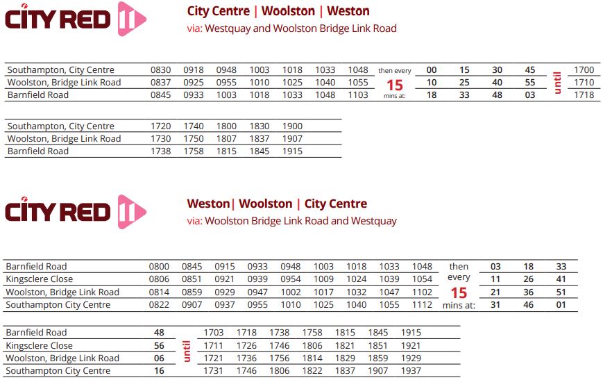 Southampton Bus Update Boxing Day buses across the South