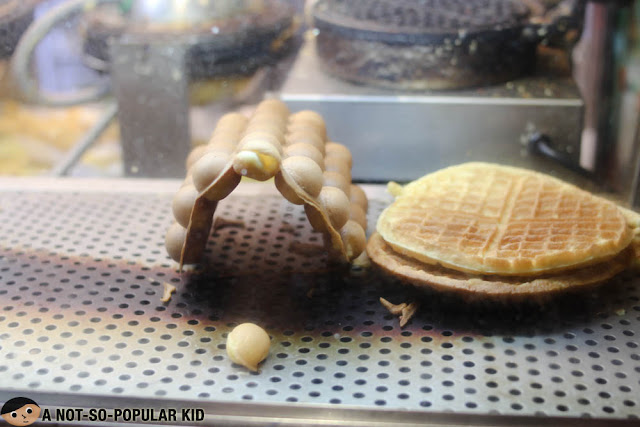 Bubble Wrap Waffle in Wan Chai, Hong Kong