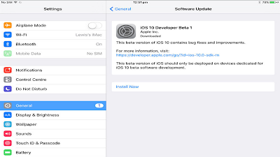 Update iOS 10 iPhone SE
