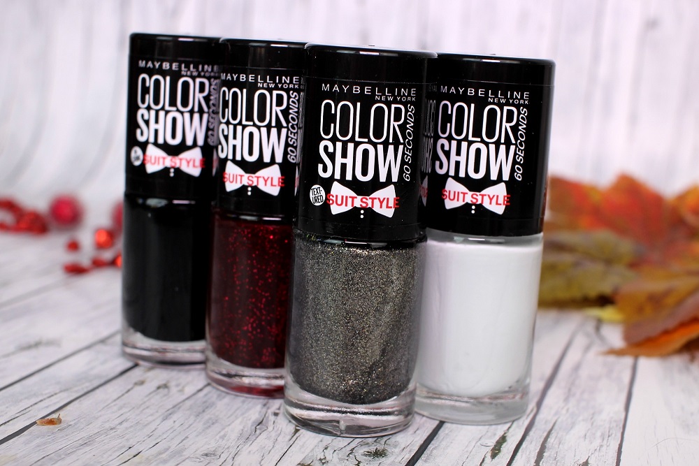 business blouse, color show, colorshow, drogerie, essie dupe, herbst, le, limited edition, maybelline, nagellack, naildesign, nailpolish, red reaction, review, suit and sensibility, suit style, swatches, tragebilder