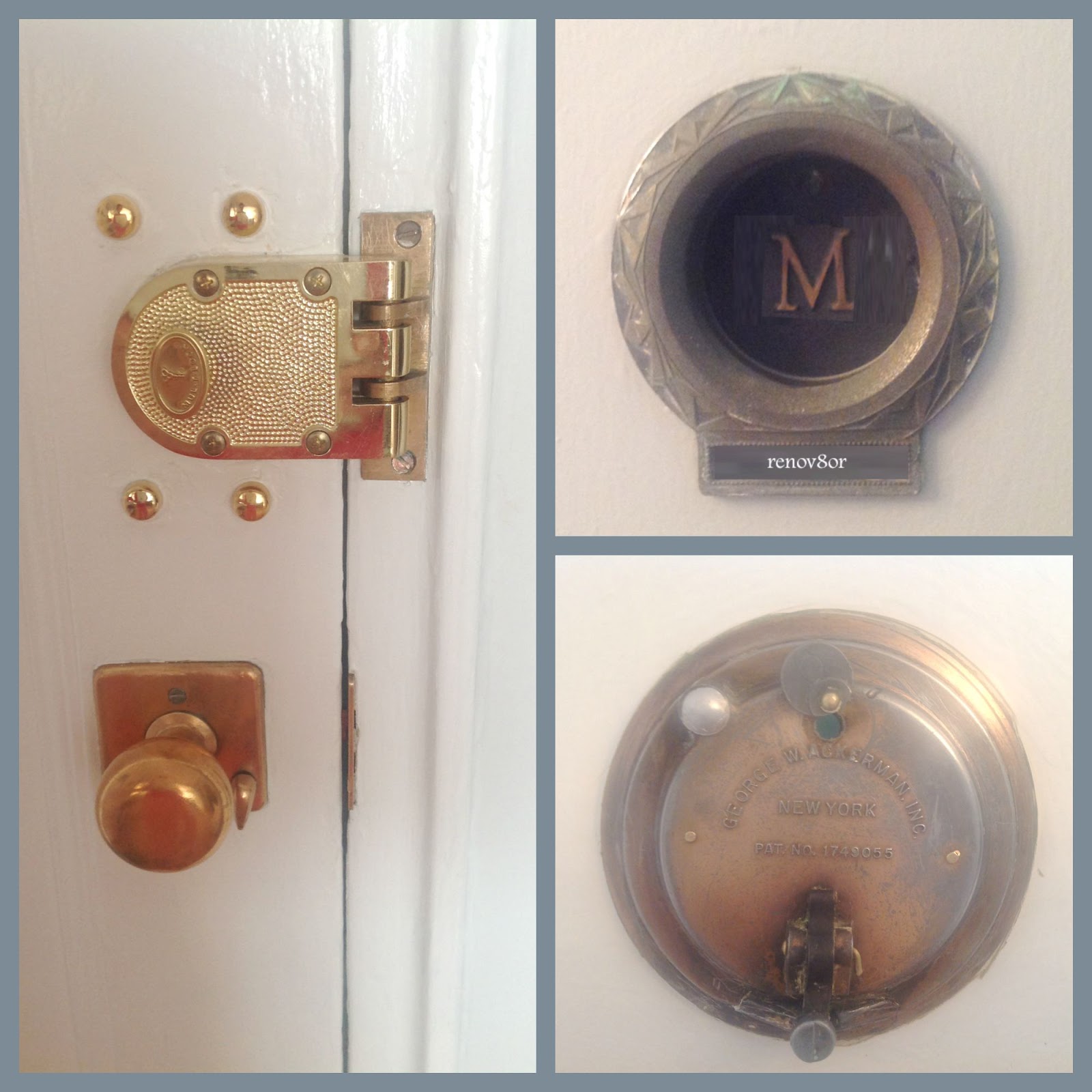Midcentury Apartment Door Hardware