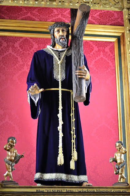 Nuestro Padre Jesús Nazareno tras la restauración por el profesor Juan Manuel Miñarro. Foto G. Márquez. 2015