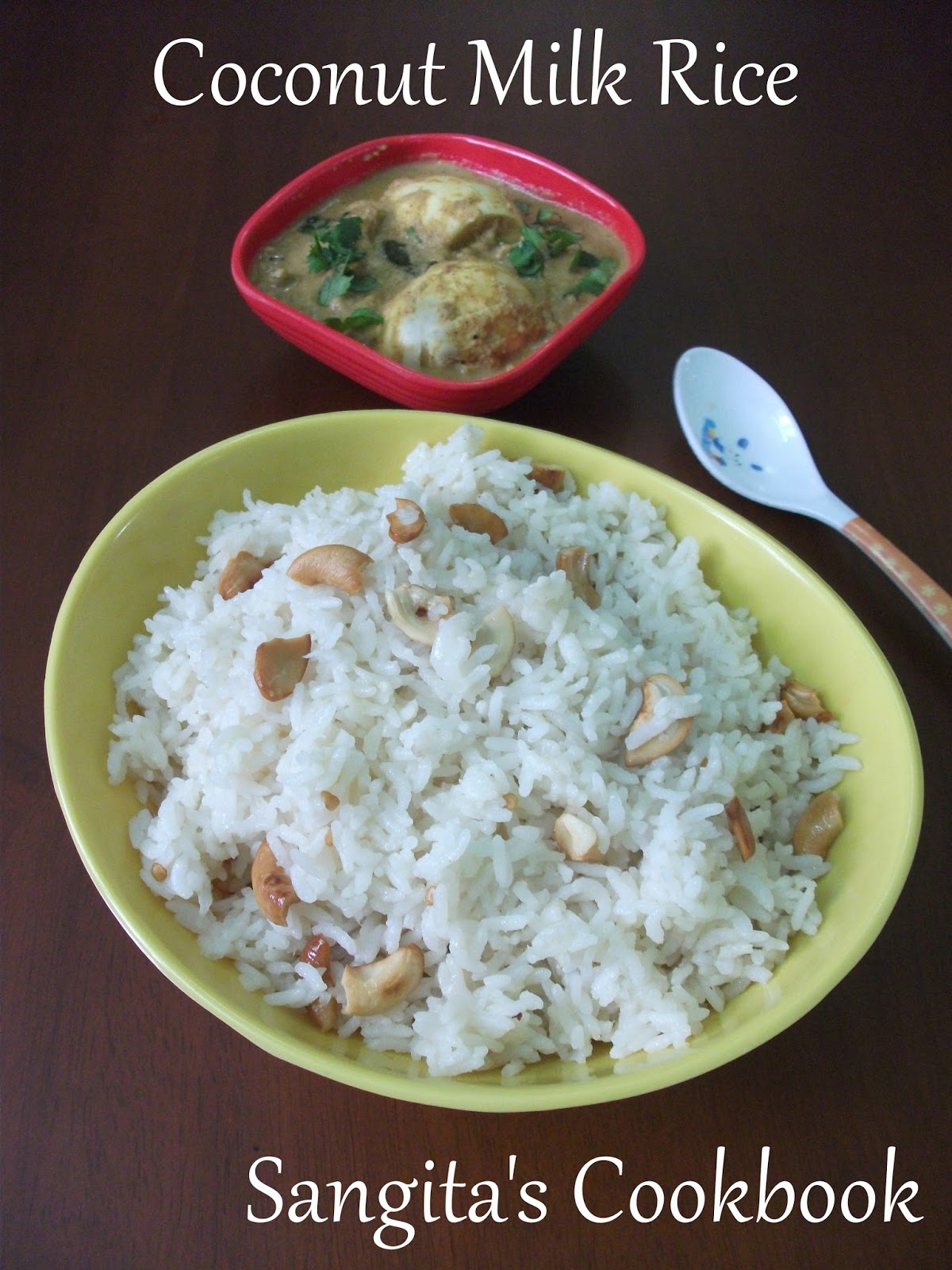 Sangita's Cookbook Coconut Milk Rice