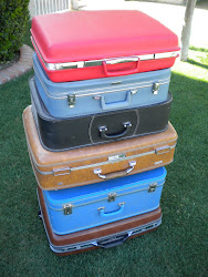 vintage suitcases...SOLD