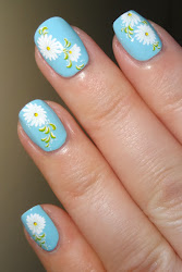 daisy nail decals water delights wendy