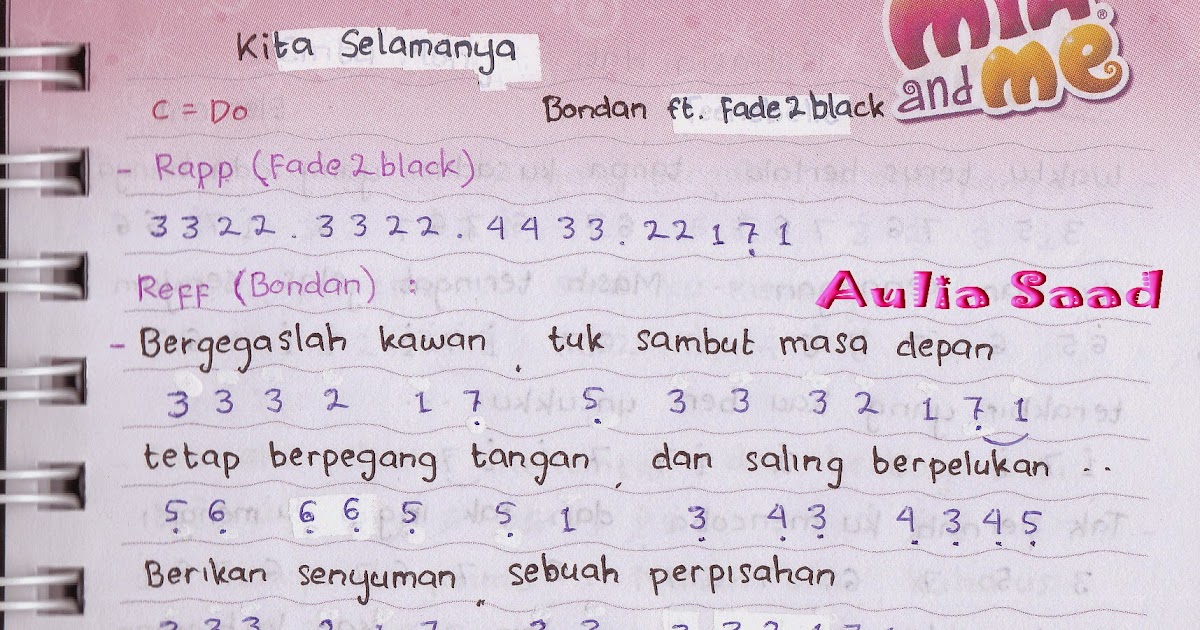 Thedarlingbakers Chord Lagu Bondan Prakoso And Fade 2 Black