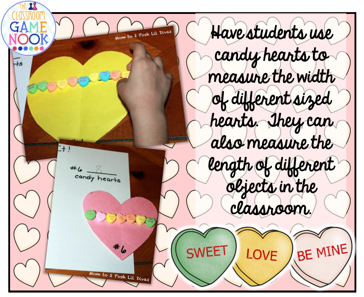 The Classroom Game Nook: 6 Ways to Use Candy Hearts for Valentine's Day
