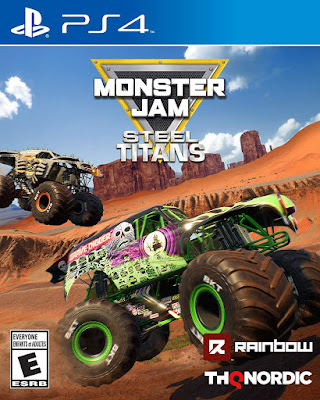 Monster Jam Steel Titans Game Cover Ps4