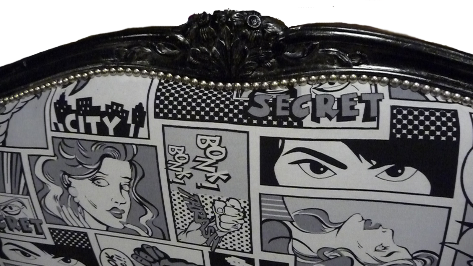 Papier Peint Bande Dessinee Noir Blanc