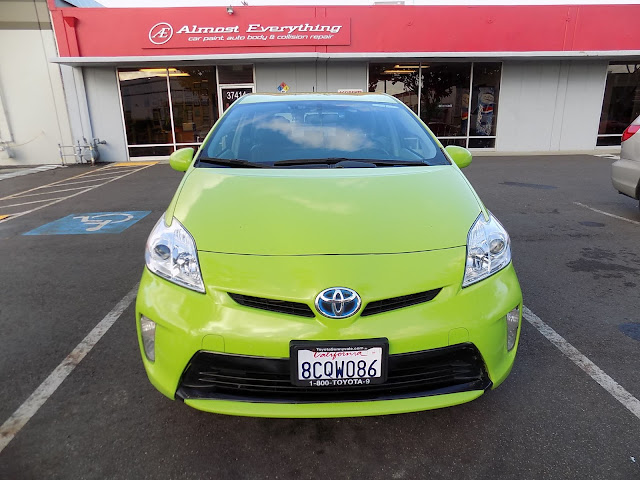 Toyota Prius before repainting at Almost Everything Auto Body
