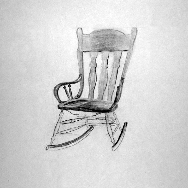 Simple How To Draw A Chair On A Final Sketch for Beginner