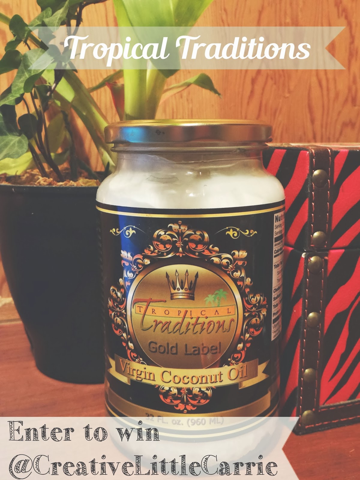 Tropical Traditions Virgin Coconut Oil review and giveaway ends 4/1/14 - Creative Little Carrie