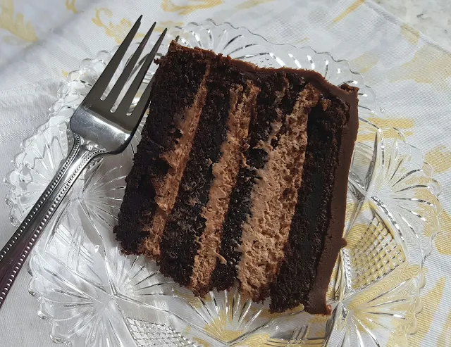 Irish Cream Mousse Chocolate Cake