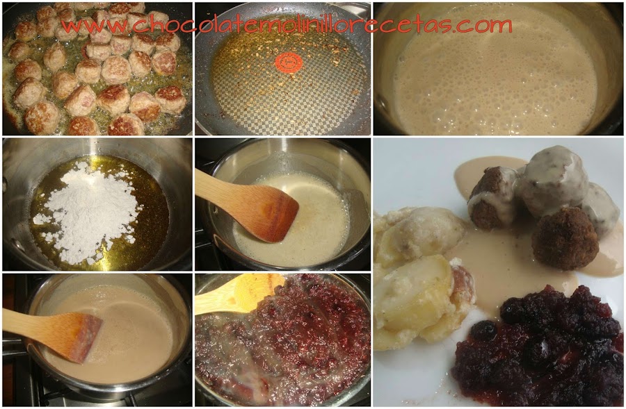 Albóndigas Suecas (bechamel)