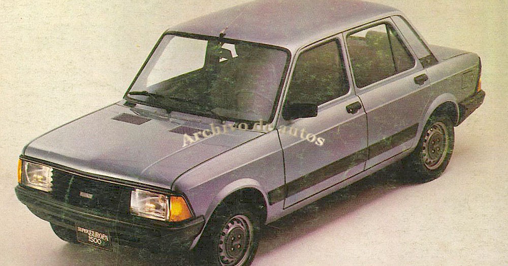 Archivo de autos: Fiat Super Europa 1500 1983