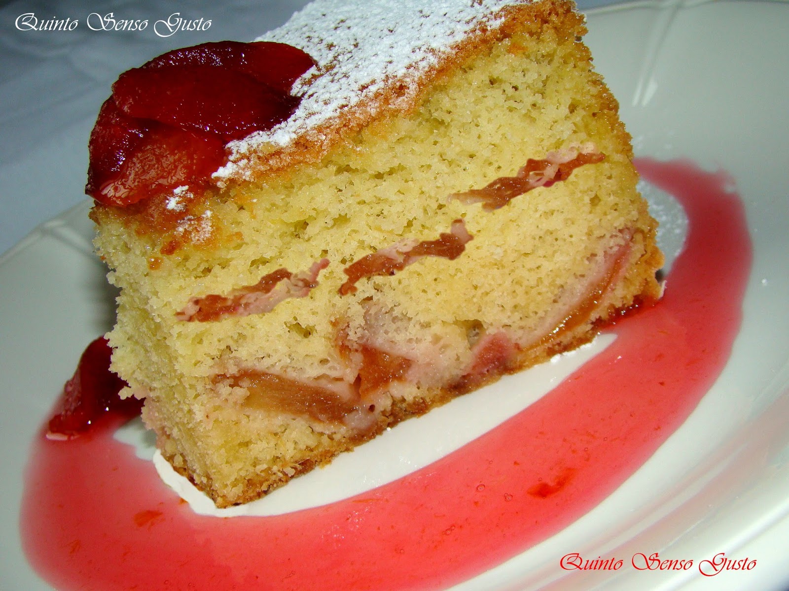 torta di susine nere al vin rosè