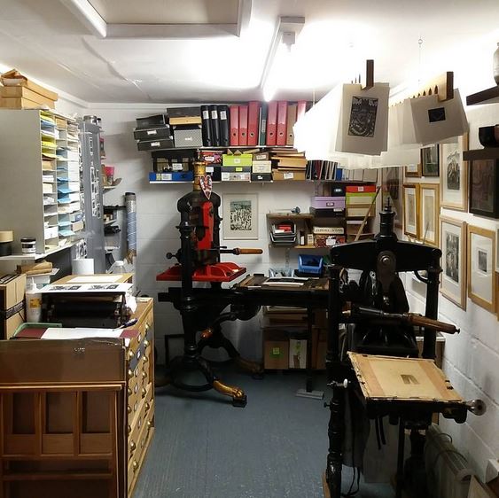 Wood Engraver: Open Studio 2016