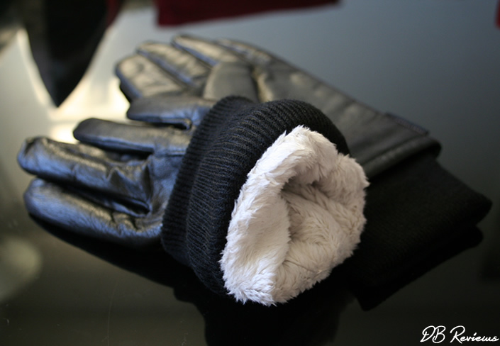 Men's Heat Holders Leather Gloves