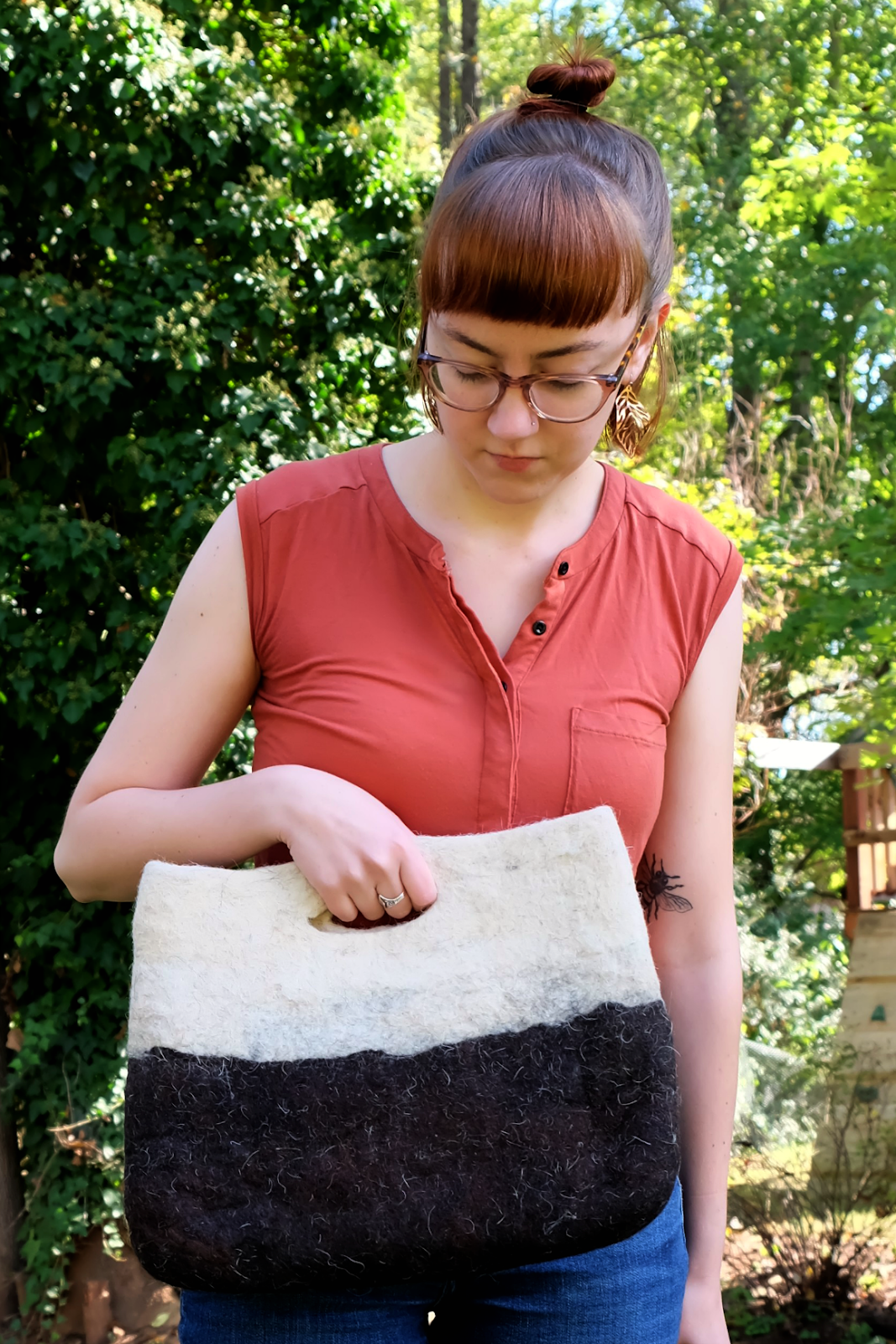 Amalou Wool Felted Handbag review Amalou Wool Felted Handbag review