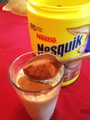 chocolate powder milk nesquik nesquick syrup vs tasting just catching container bright comes eye yellow hershey