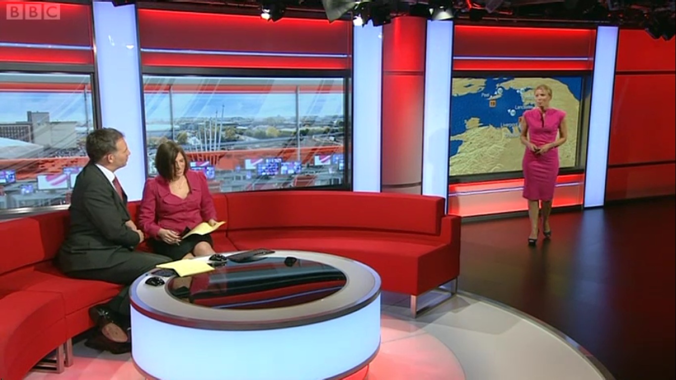 UK Regional News Caps Dianne Oxberry BBC North West Weather