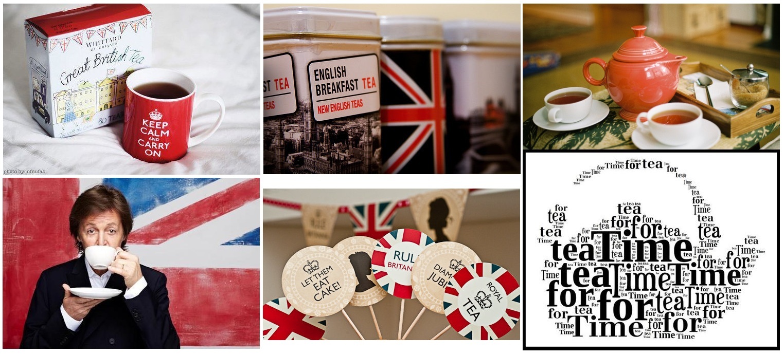 It's five o'clock! Tea time!