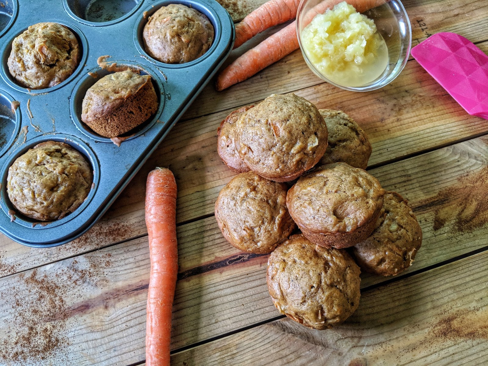 Pineapple Carrot Muffins