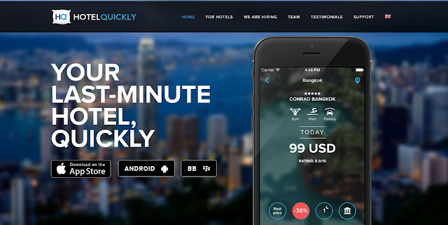 HOTEL QUICKLY: Last Minute Hotel Booking App and A Free Accommodation
