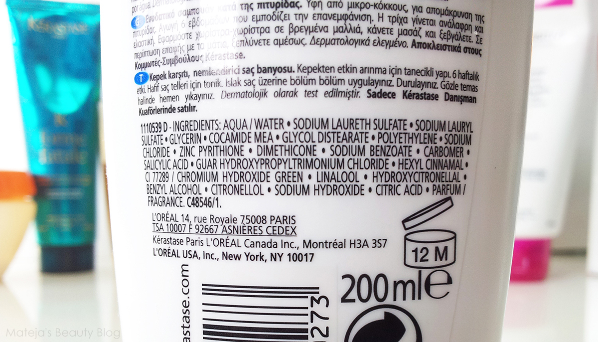 Blog: Kérastase Specifique Bain Exfoliant Hydratant Anti-Dandruff Moisturising