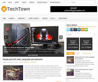 Blogger Techtown Şablonu nasıl kurulur