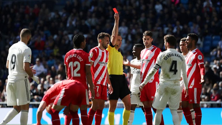 Ramos Sets Another Red Card Record<script async src=