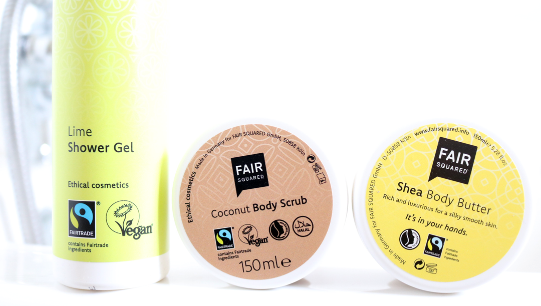 Fair Squared - Lime Shower Gel, Coconut Body Scrub & Shea Body Butter review