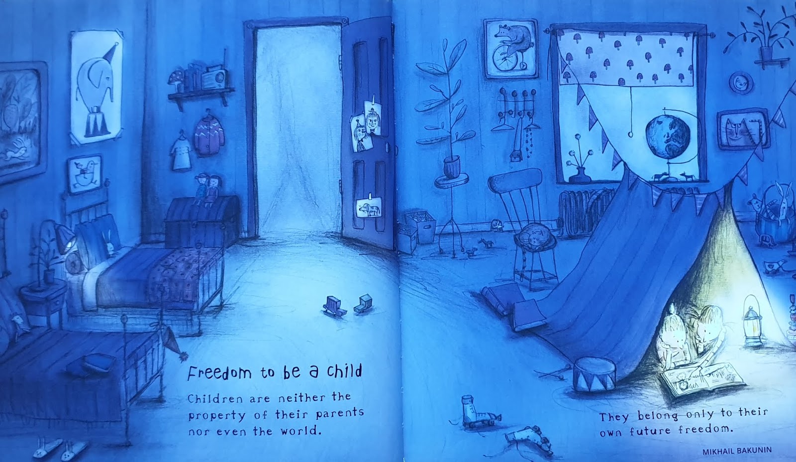 Picture Book Den Illustrating the night in children's picture books