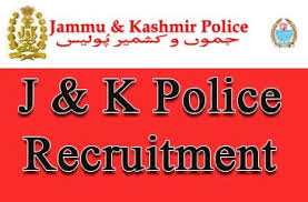 Jammu & Kashmir JK  Police Recruitment 2019