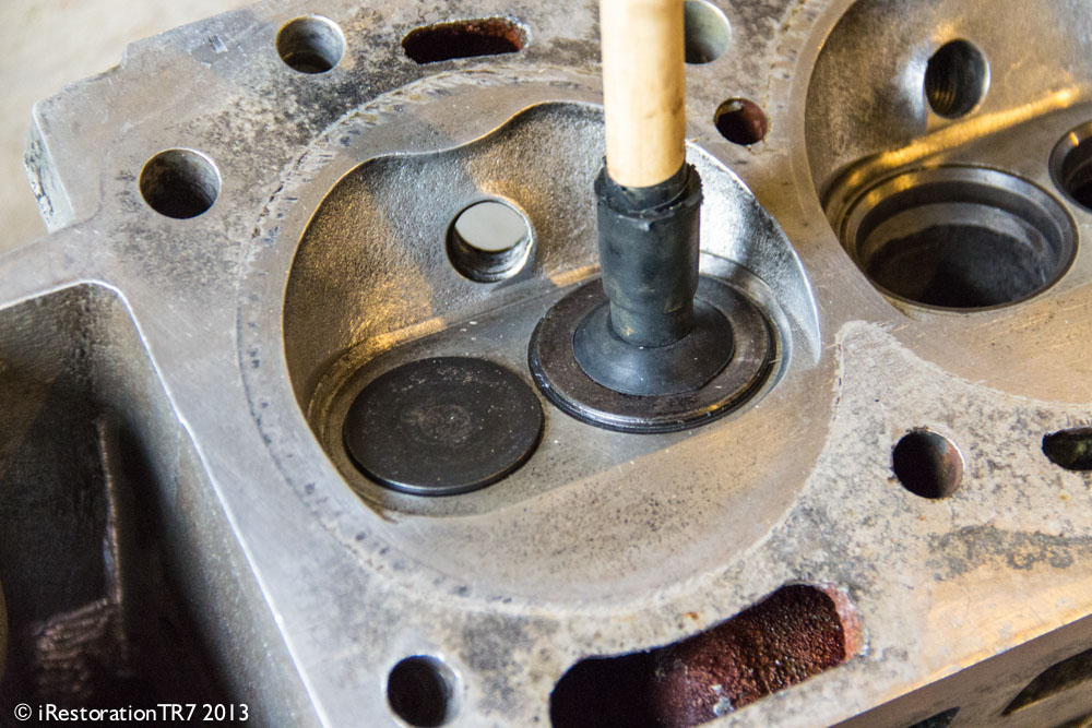 iRestoration TR7 Reseat the valves...