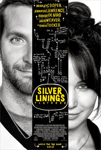 Silver Linings Playbook, Directed by David O. Russell, starring Bradley Cooper, Jennifer Lawrence