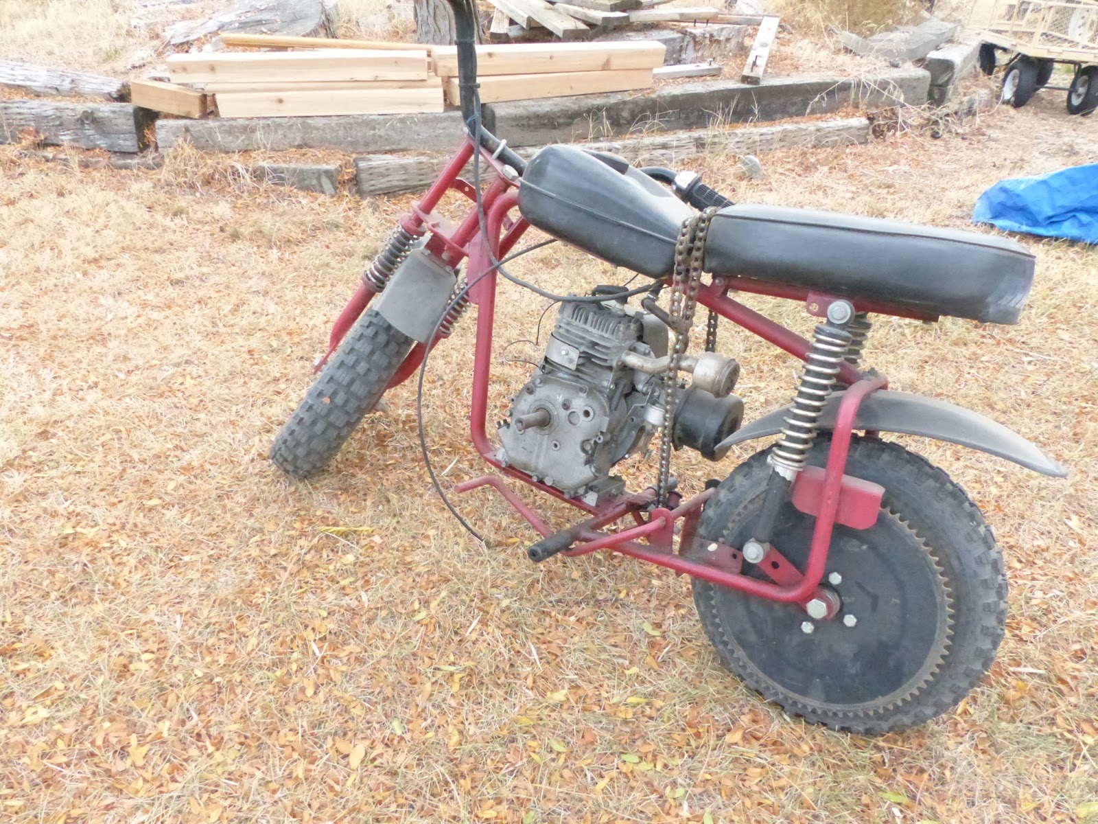 OldMotoDude: Manco mini-bike refurbished
