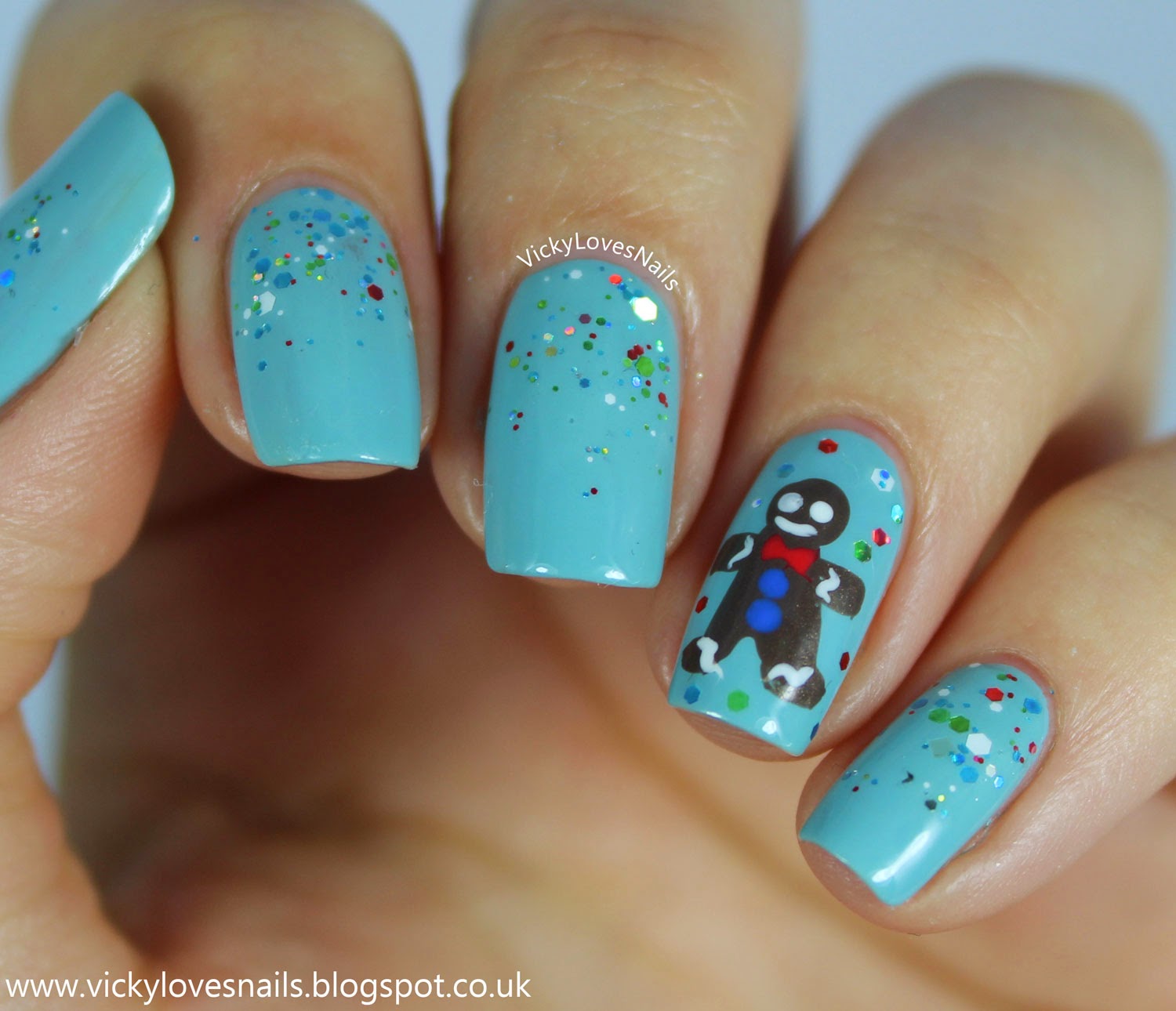 Vicky Loves Nails!: Gingerbread Man!