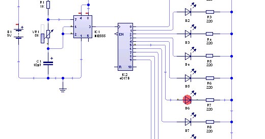 Cara Membuat lampu Led berjalan (Running Led) - Belajar Teknik Elektro