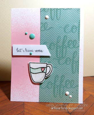 Coffee Card | Create A Smile Stamps | Created by Danielle Pandeline