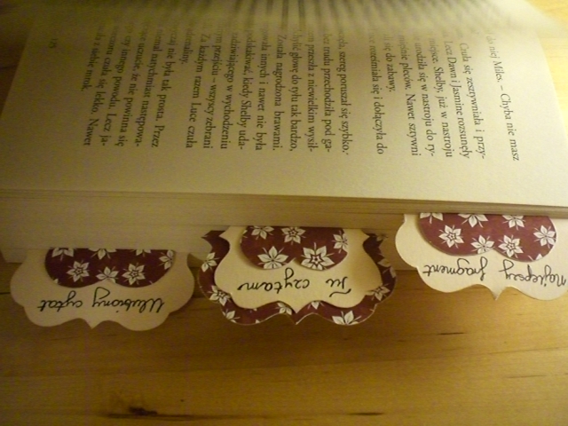 Zakładki do książki w kształcie serca, Bookmark. bookmarker, overlap, pleat, art, serca, hearts