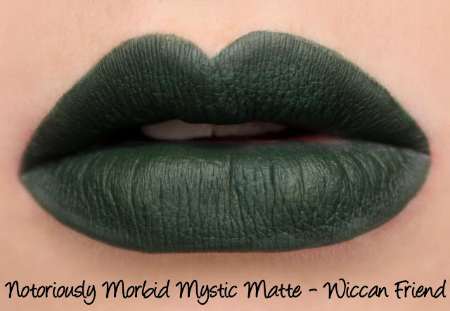Notoriously Morbid Wiccan Friend Mystic Matte Swatches & Review