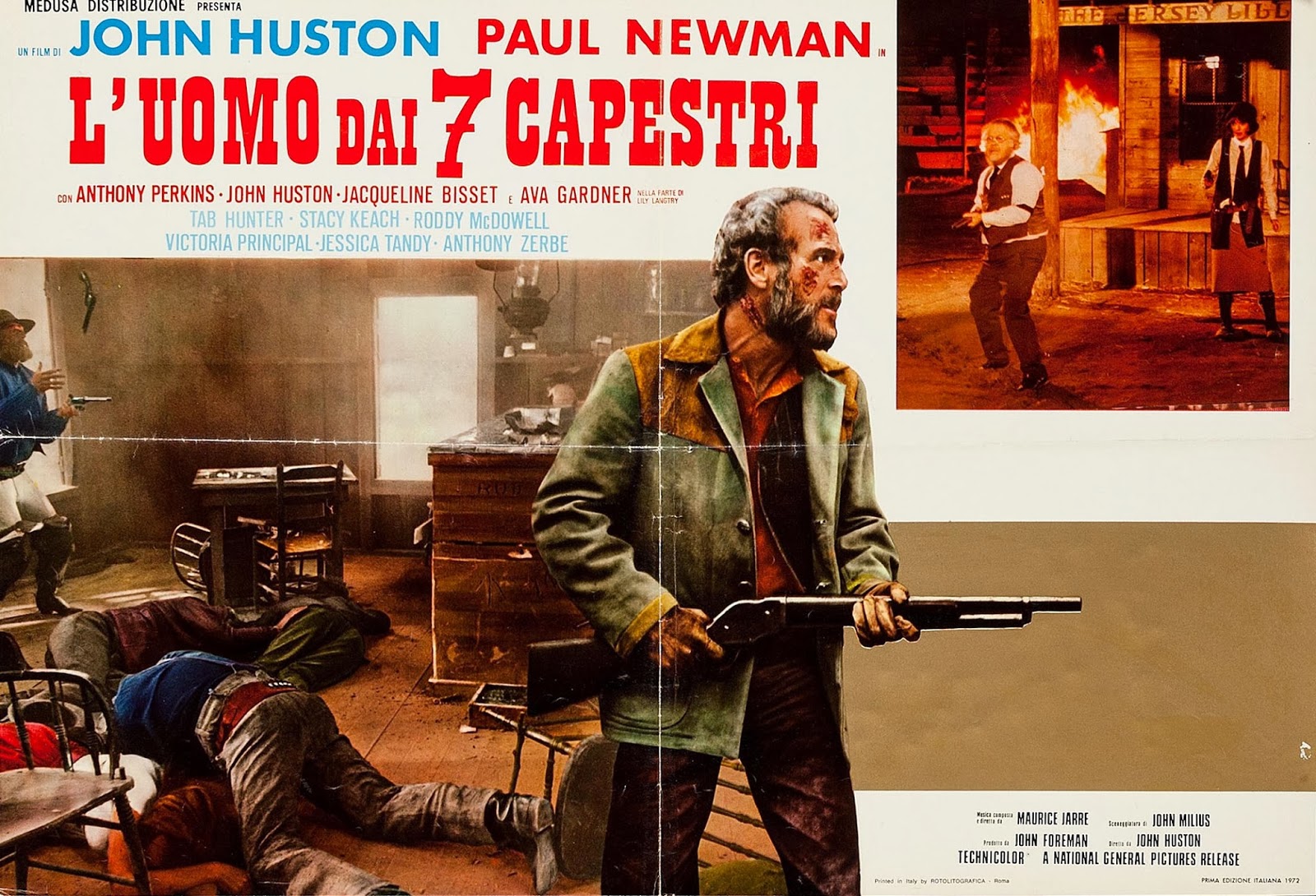 Affiches Photos d'exploitation Bandes annonces Juge et horslaloi (1972) John Huston The Affiches Photos d'exploitation Bandes annonces Juge et horslaloi (1972) John Huston The