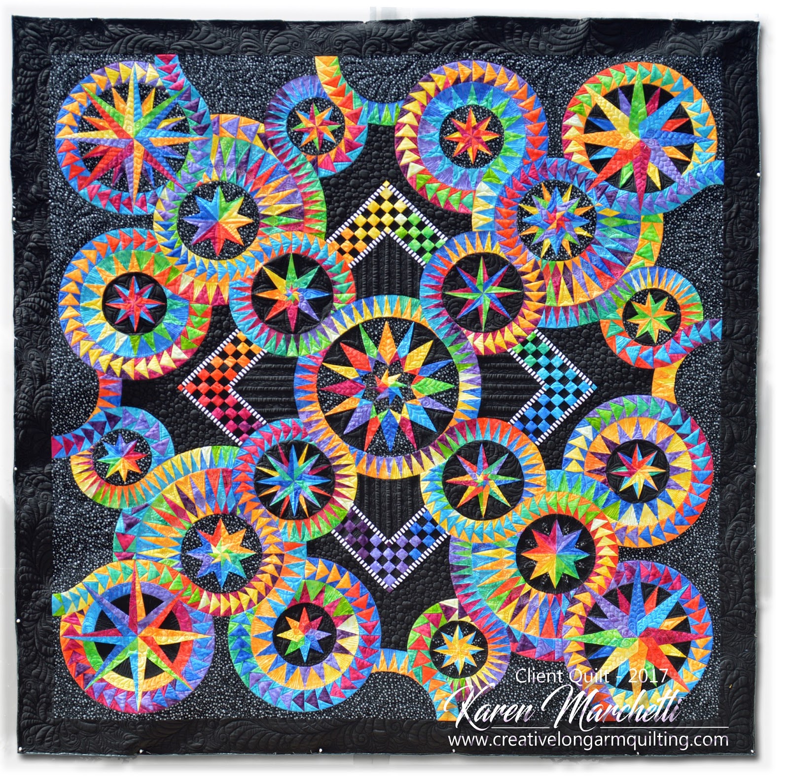 Creative Longarm Quilting by Karen Marchetti Ruth's Catch Me If You