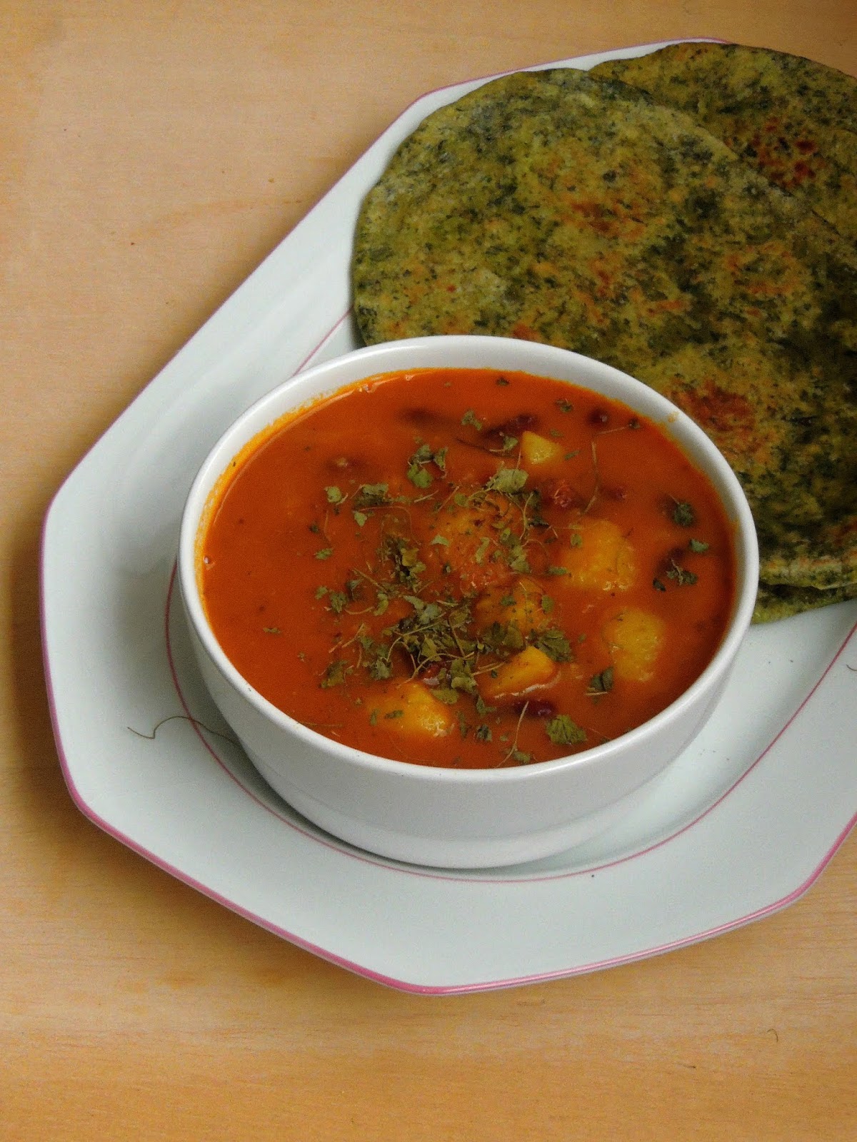 Rajma Aloo Masaledaar/Kidney Beans & Potato Tomato Curry Cook N Click