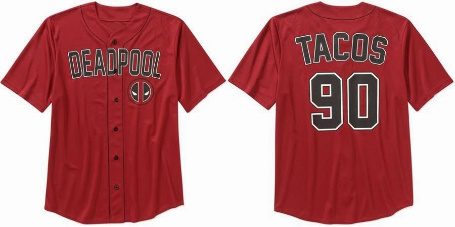 deadpool baseball jersey