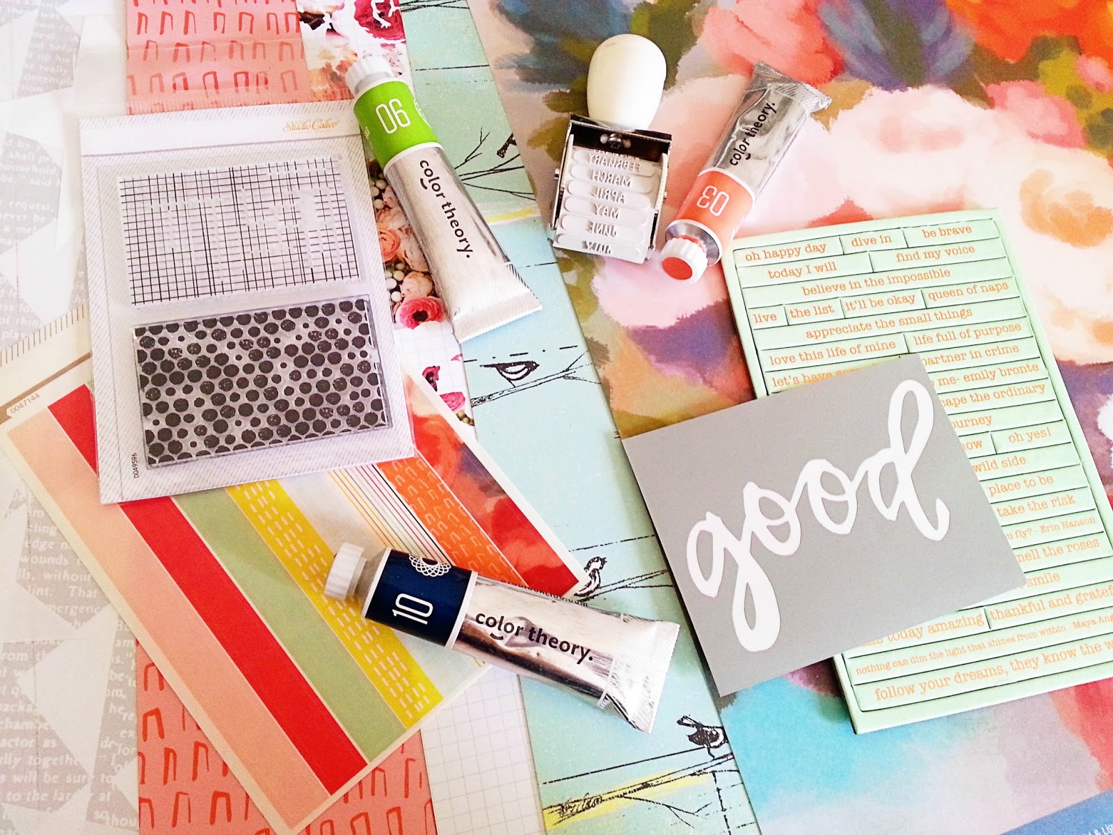 Studio Calico Mixed Media Class Sneak! ArtAURORAlife