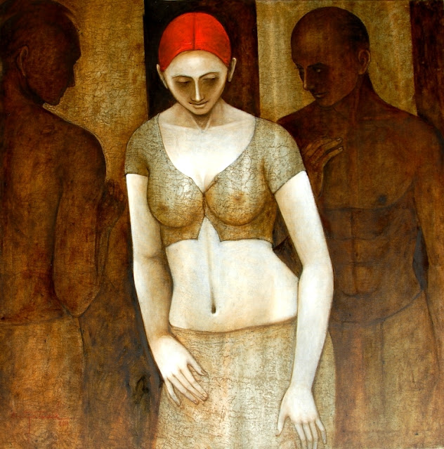 Asit Kumar Patnaik Indian Figurative Painter Award Winning